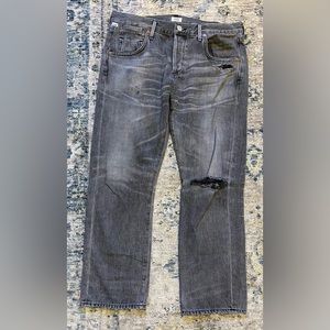 Citizens of Humanity Emerson Boyfriend jean.  Size 29, dark grey. Runs small.